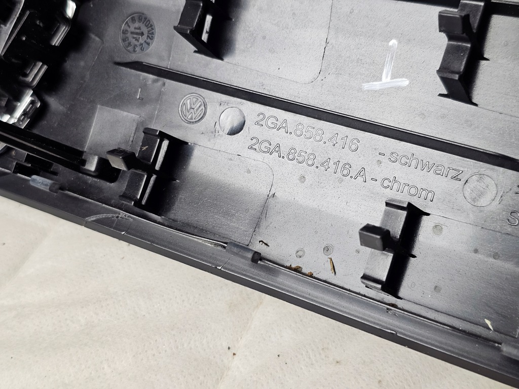 фото №11, Dekor молдинг защита консоли впуск решётка обдув vw t-roc troc 2ga858416c