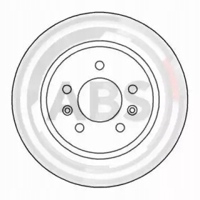 фото №1, A.b.s. 15982 диск тормозная