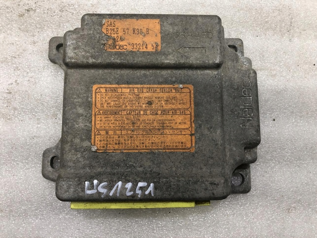 фото №1, Модуль датчик подушка безопасности mazda 323f b25e57k30b