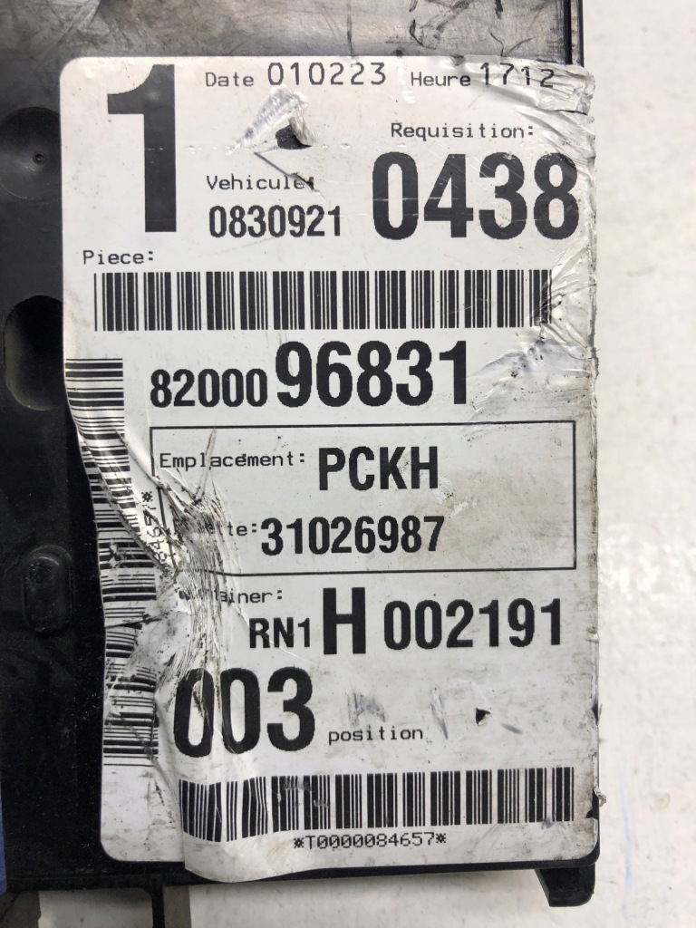 фото №3, Блок управления модуль uch renault 8200001476