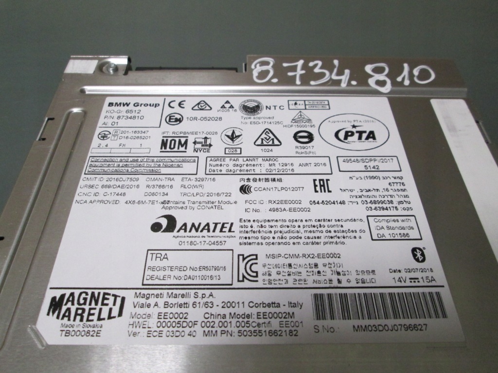 фото №5, Bmw f20 f30 f45 f87 lci g01 g30 радіо головний пристрій media 2 8734810