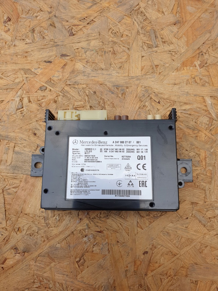 фото №1, Mercedes a-klasa w177 модуль блок управления a2479002707