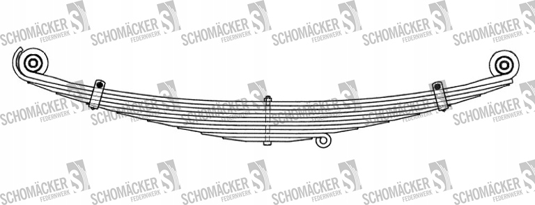 фото №1, Рессора man schomäcker 72870000|o.e. 81434026118