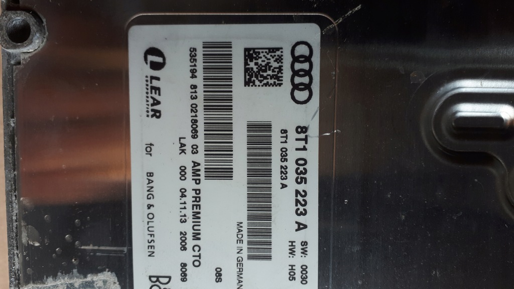 фото №9, S4 b8 lift a4 підсилювач bang olufsen 8t1035223a