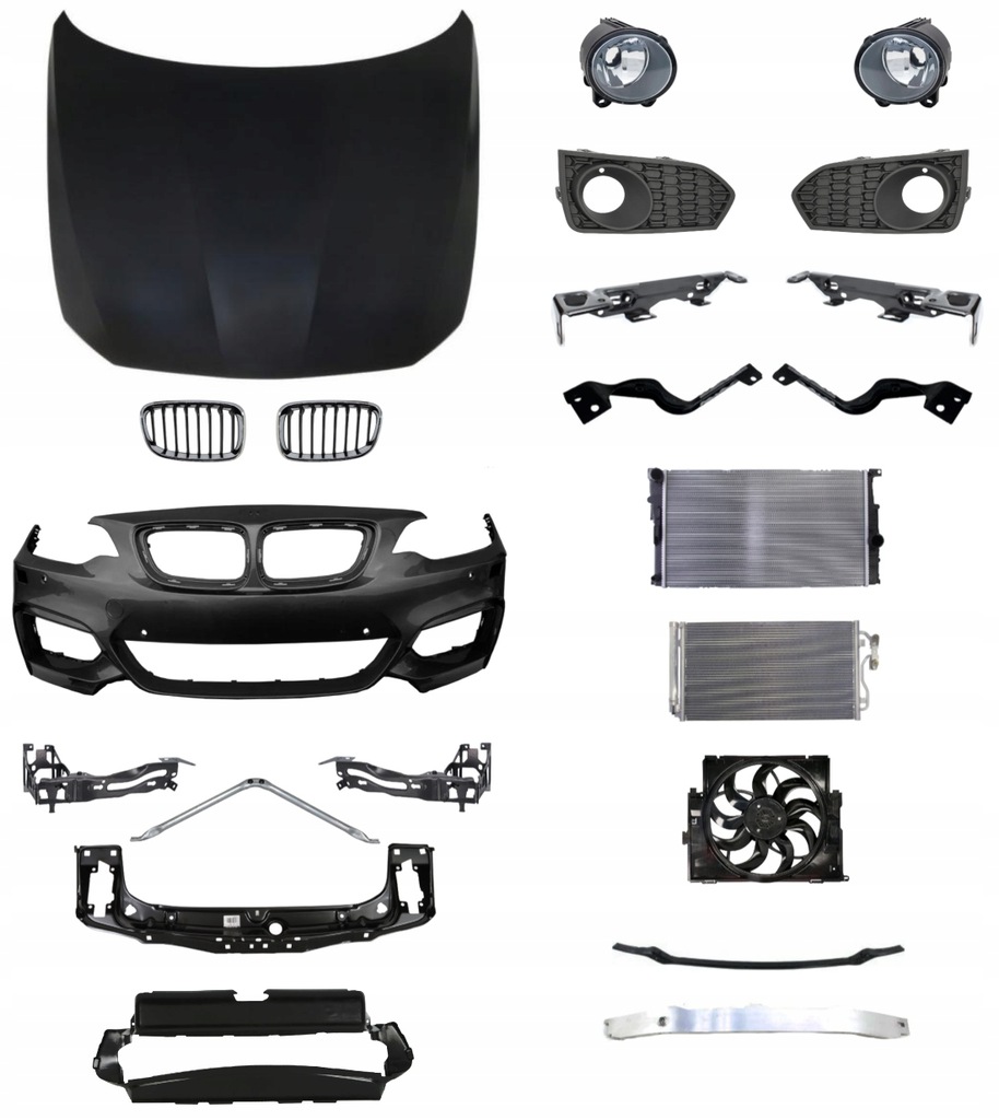 фото №1, Bmw 2 mpakiet f22 2013-2016 бампер капот pas