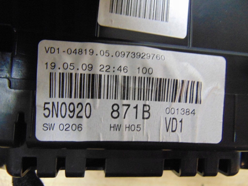 фото №13, Лічильник приладова панель vw tiguan 2.0 tdi 5n0920871b