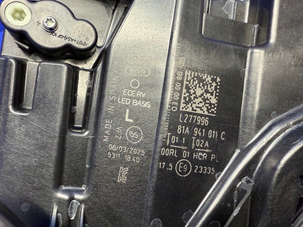 фото №10, Лампа комплектна передня ліва audi q2 lift 81a led лівий перед | nowa | oem