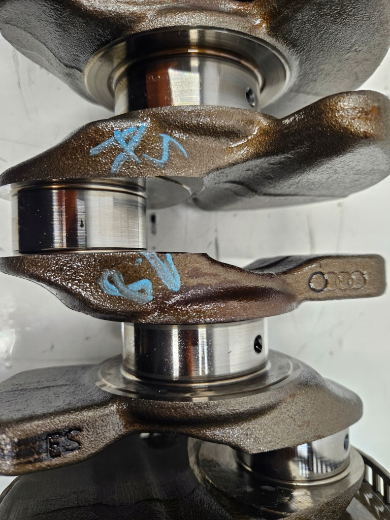 фото №14, Audi a5 8t 07- 1.8 tfsi 07- cabd блок двигуна wał колінчастий поршні шатуни