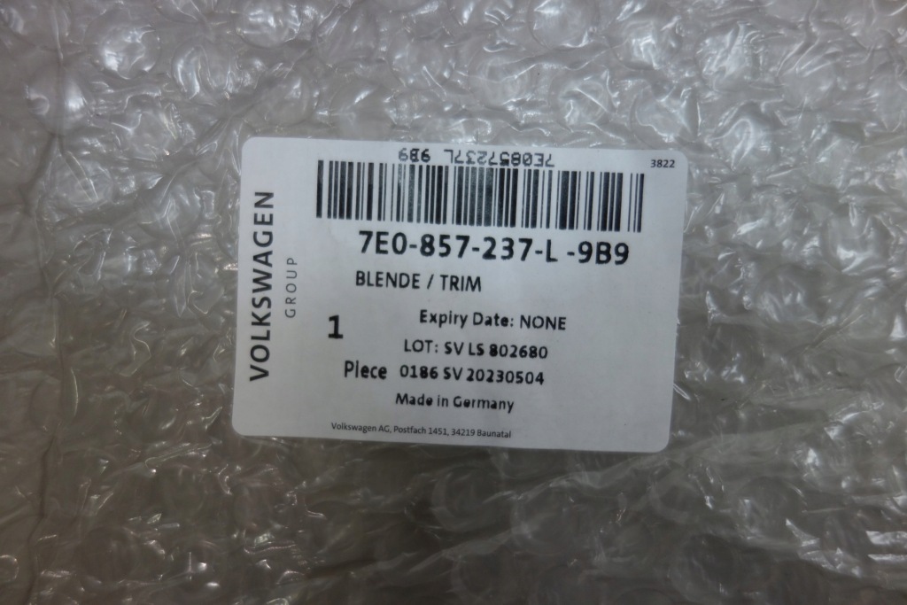 фото №6, Vw transporter t5 2012-2015 рамка консоли радио nowa! oe! 7e0857237l