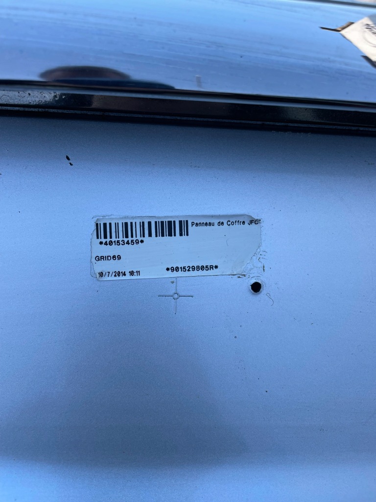 фото №4, Renault espace v накладка крышка багажника багажника камера