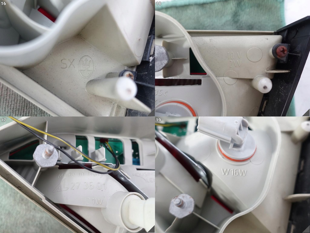 фото №14, Maserati granturismo m145 07-19 лампа w крышка багажника левая задняя 231567