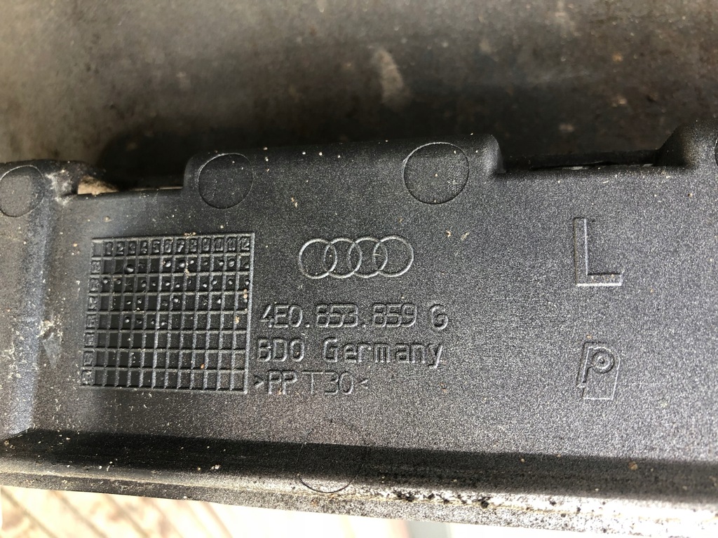 фото №5, Audi a8 d3 молдинг порог левая ly7w 4e0853859g