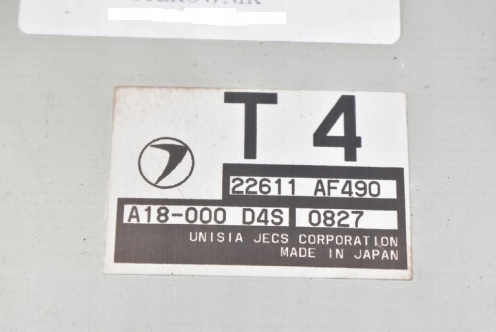 фото №7, Блок управления бортовой компьютер двигателя 22611af490 subaru impreza ii gd 1.6 95 km 00-02