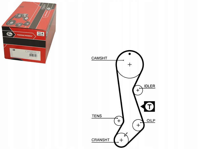 Купить Ремень распределительного вала toyota corolla starlet 1.3/1.4 07.9
