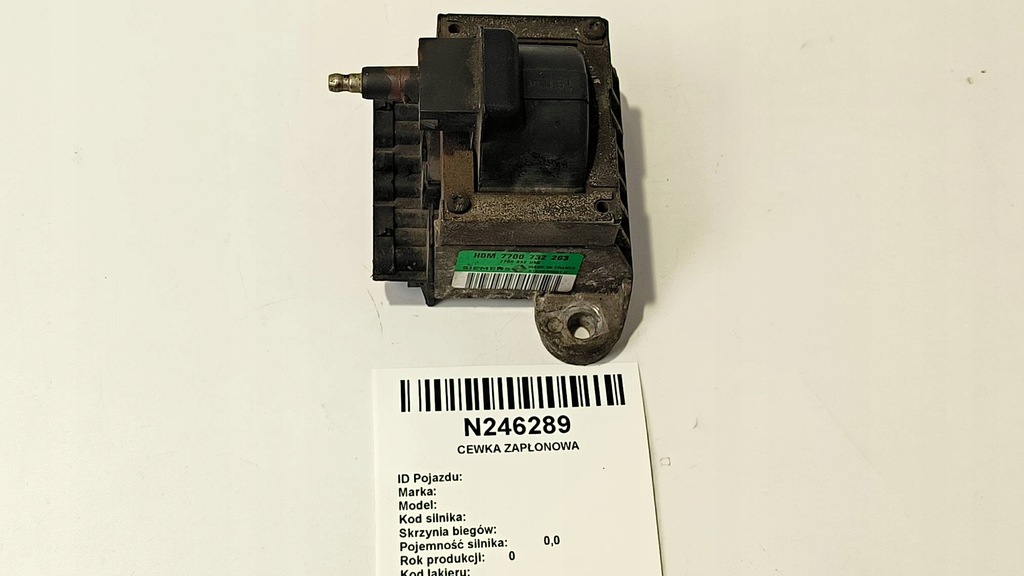 фото №1, Катушка зажигания 7700732263 1.2 renault clio
