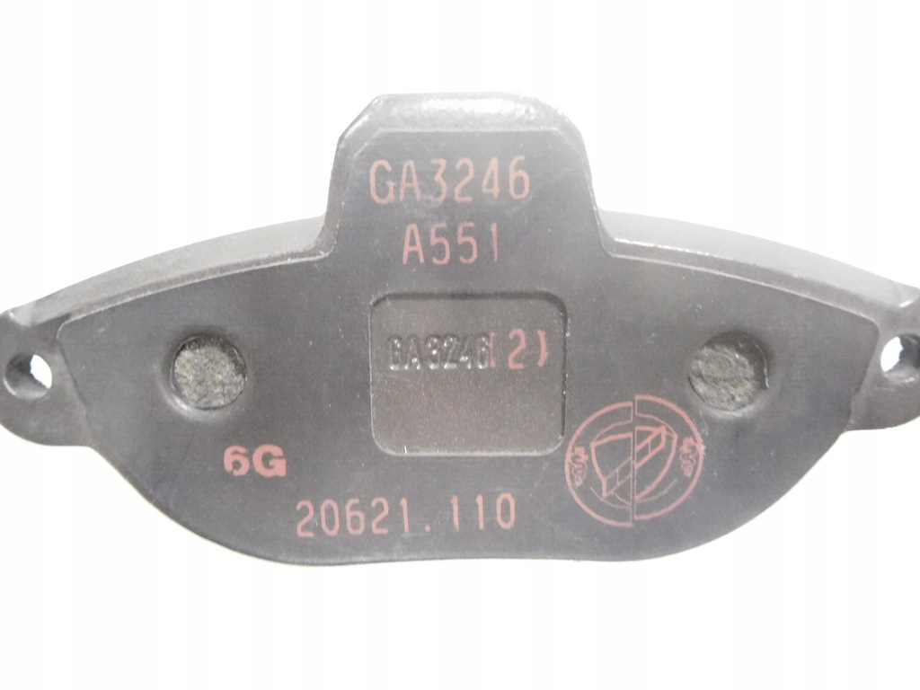 фото №8, Гальмівні колодки гальмівні перед fiat panda оригінальний номер 77362479