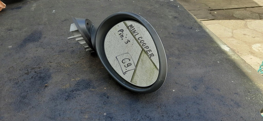 фото №1, Зеркало правое 3pin хром mini cooper r56