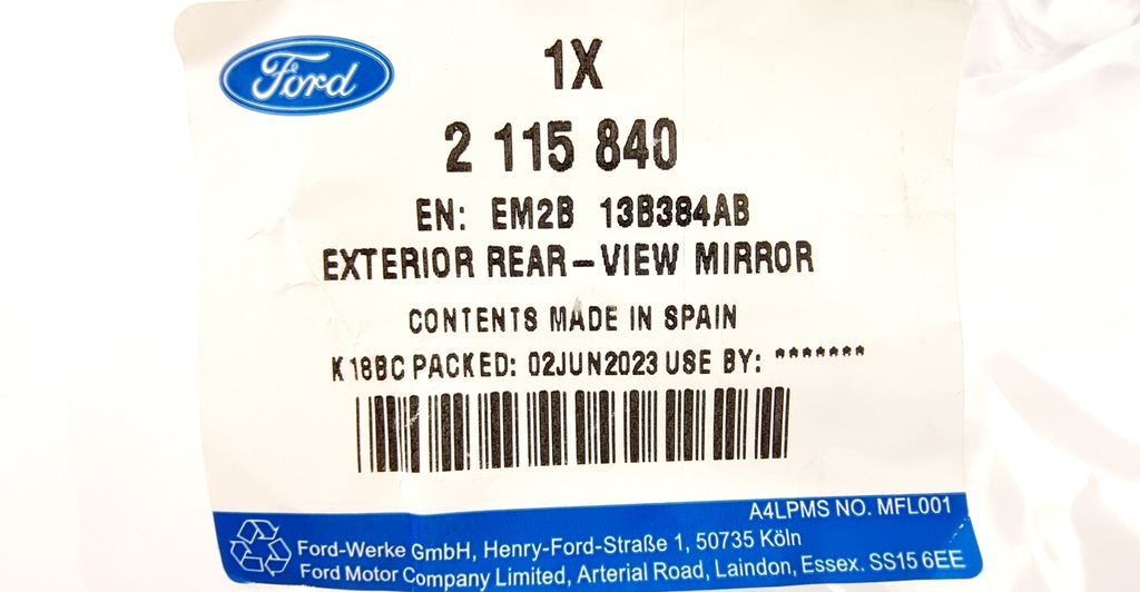 фото №14, Поворотник лівий дзеркало ford edge smax galaxy 2115840 _ em2b-13b384-ab