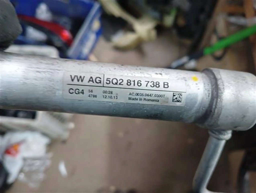 фото №4, Audi a3 8v golf vii tdi шланг кондиционера