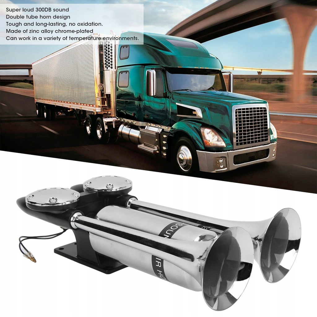 фото №12, Клаксон сигнал звуковой автомобильный tir 12v/2