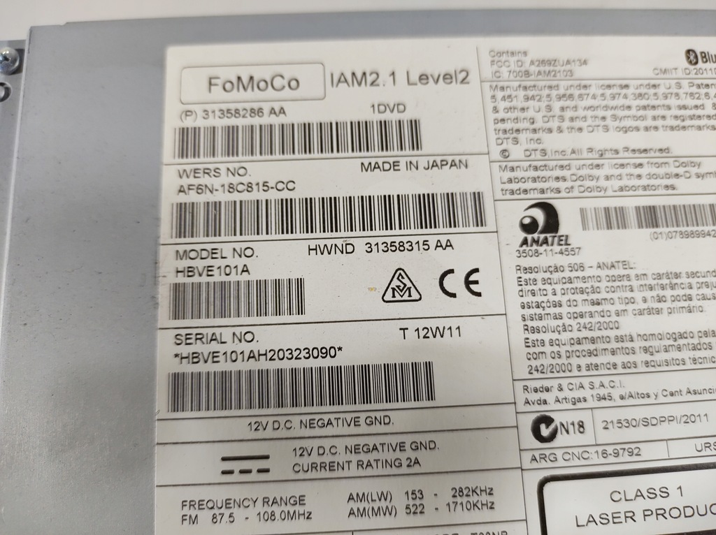 фото №6, Volvo v40 12r- радіо 31358286