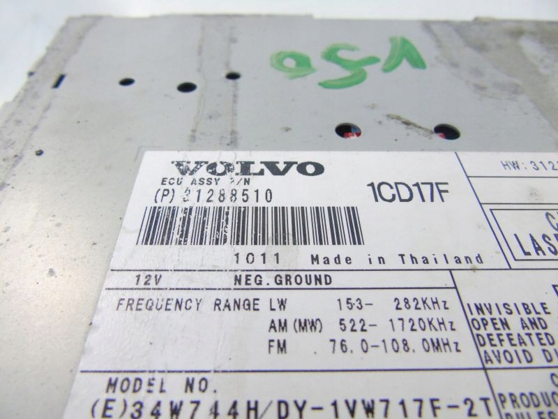 фото №2, Volvo v50 lift радіо 31288510 радіо cd