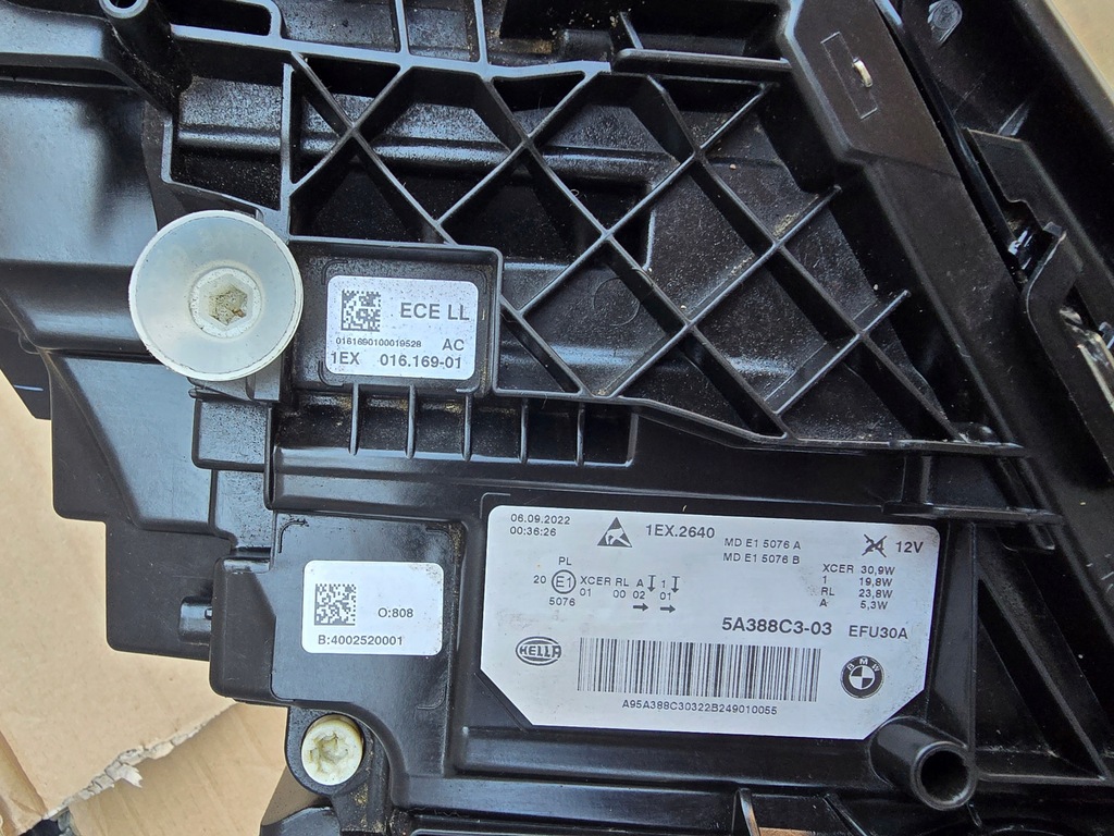 фото №11, Лампа левая фара bmw 5 g30 g31 lift full led