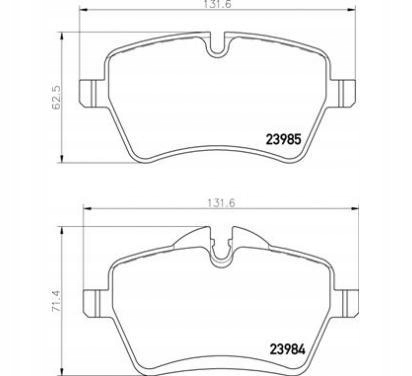 фото №1, Brembo гальмівні колодки гальмівні mini mini r56