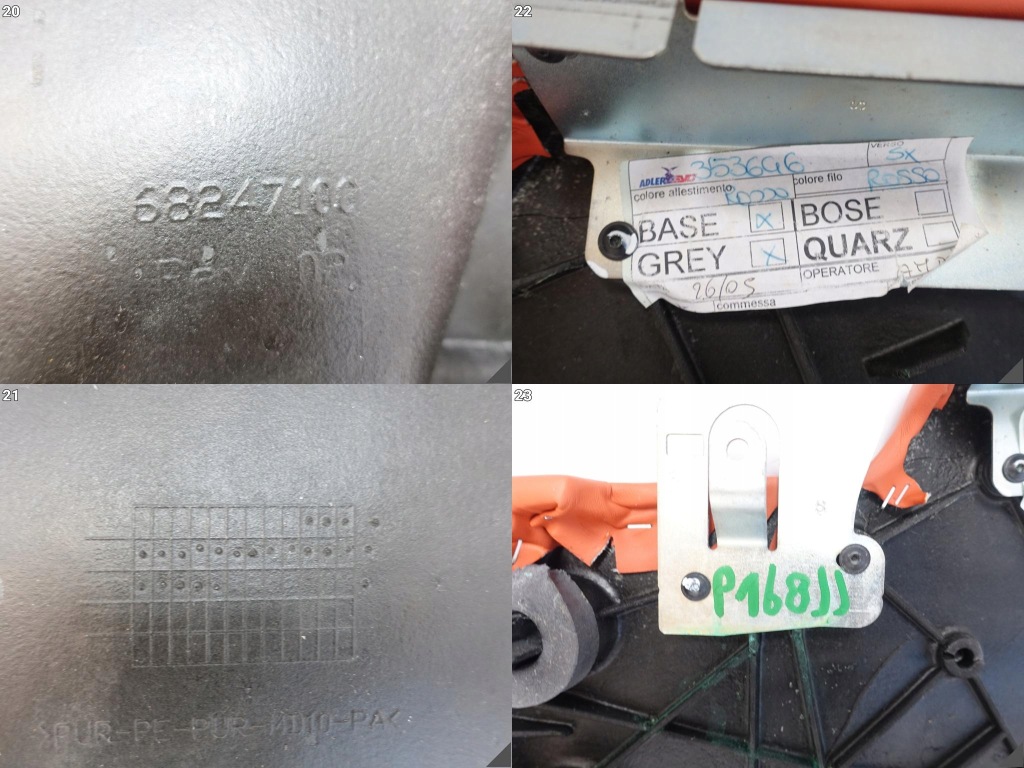 Maserati granturismo m145 07-19 обивка обшивка дверь левая перед uk с Разборки