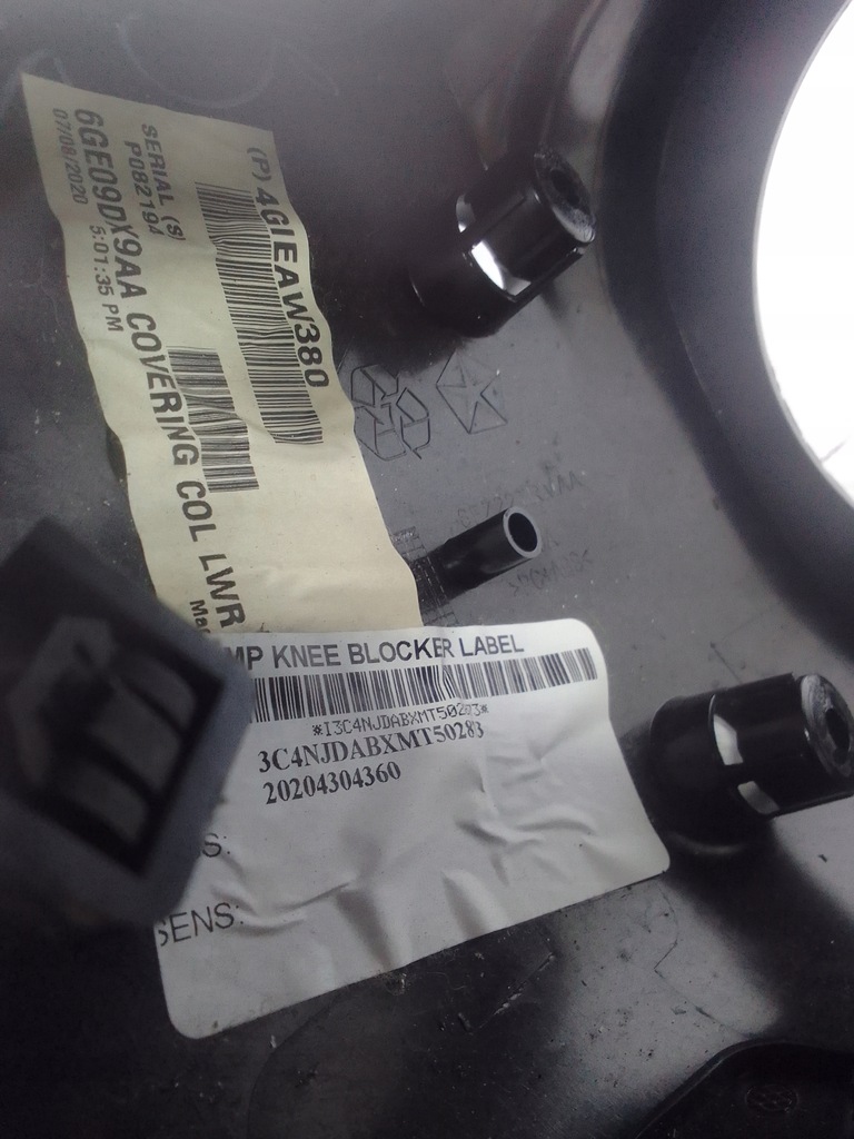 фото №9, Jeep compass ii 17- защита колонки рулевого кнопка 6ge09dx9aa usa