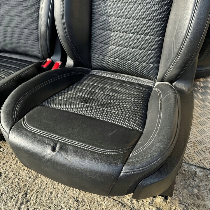 фото №5, Alfa stelvio сидіння водія шкіряний шкіра лівий оббивка заднє сидіння сидіння