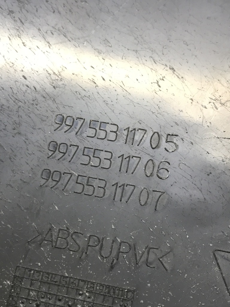 фото №7, Ліва захист консолі оббивка porsche 991 997