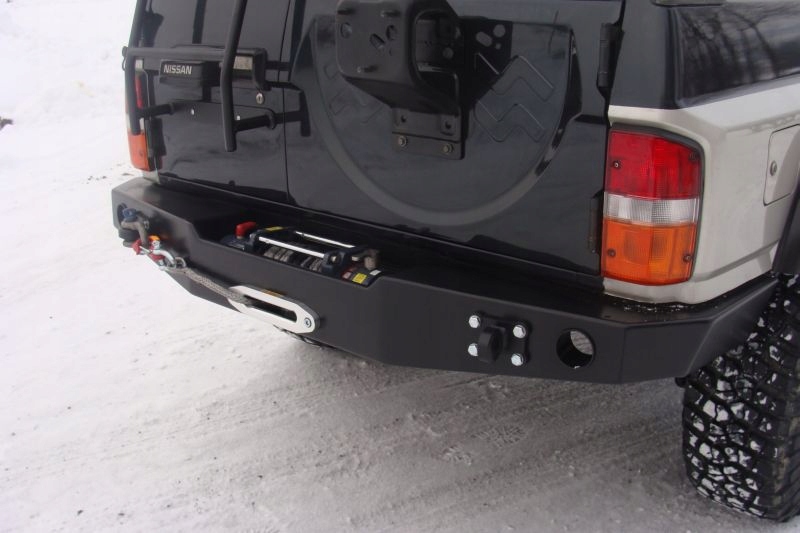 фото №10, Бампер задняя задний pod лебёдка nissan patrol y60
