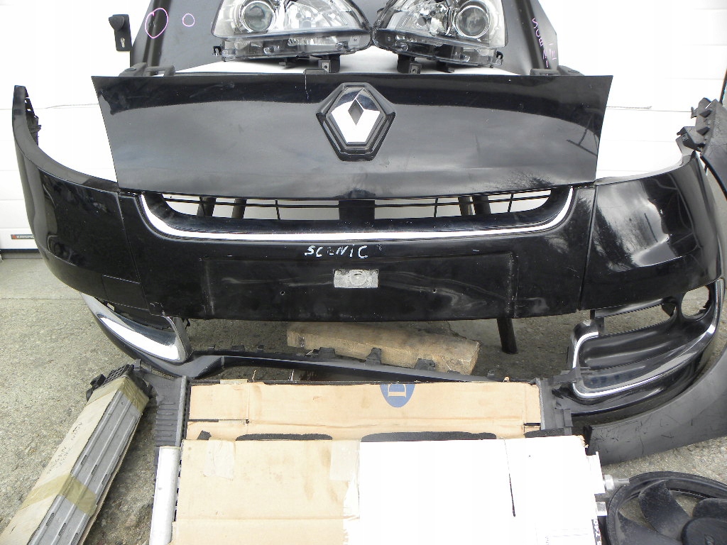 фото №2, Renault scenic iii lift 2013 rok капот лампи