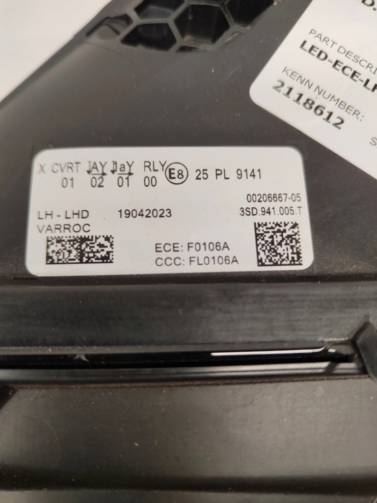 фото №5, Bentley continental 3sd full led лампа левый перед 3sd941005t