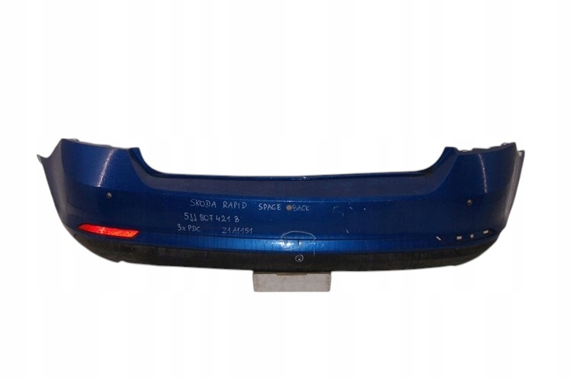 фото №1, 5jj807421 skoda rapid 12-17 spaceback бампер задний задняя 3xpdc