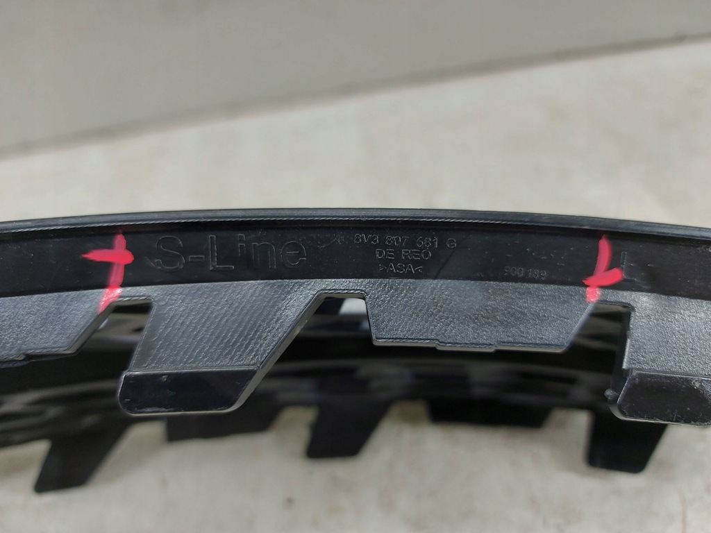 фото №8, Audi a3 s3 8v3 s-line решітка бампера ліва