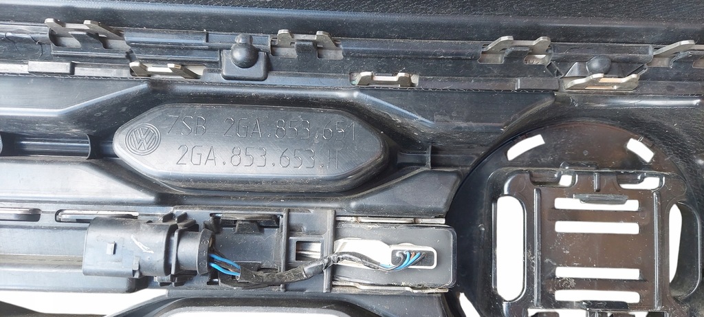 фото №9, Vw t-roc r-line 2021- lift led решётка радиатора радиатора решётка радиатора 2ga853651 2ga853653h