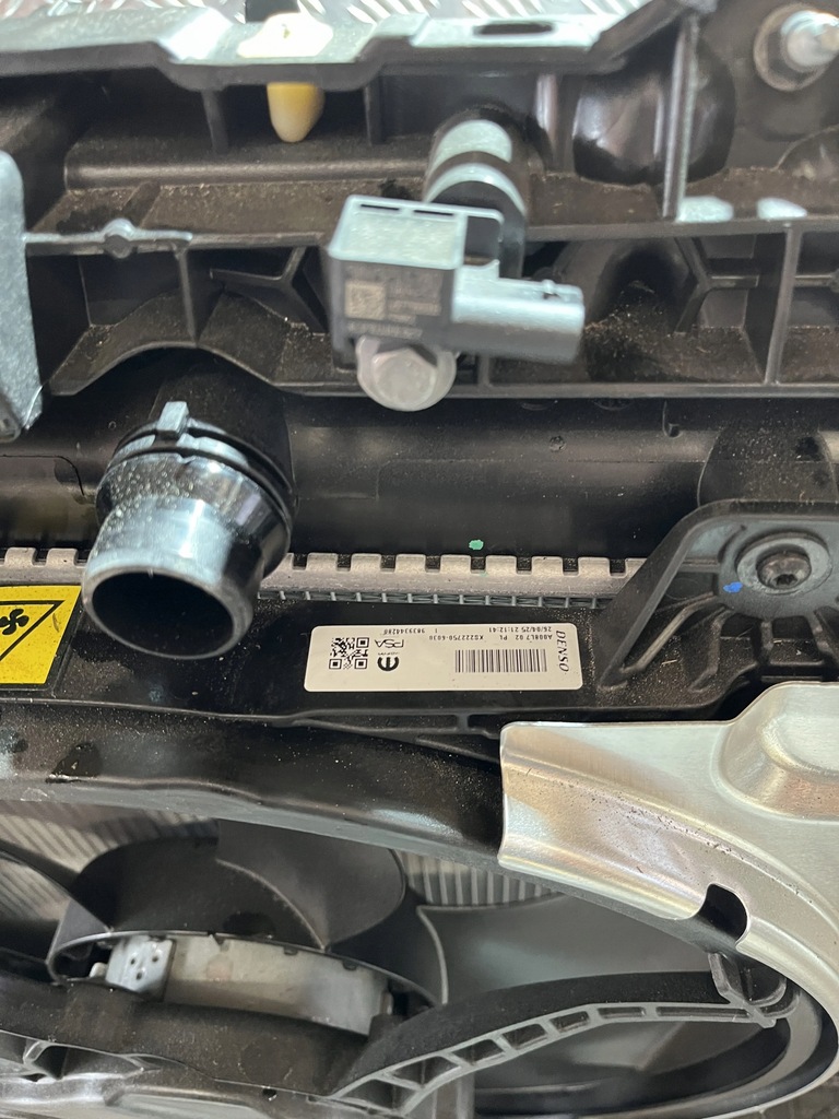 фото №8, Pas перед передній радіатор вентилятор fiat 600 23- 1.2 thp гібрид