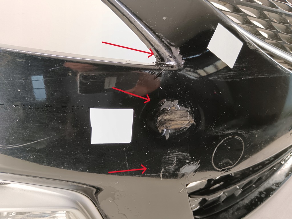 фото №7, Бампер передний решётка радиатора mazda 6 gh lift 10-12 омыватель