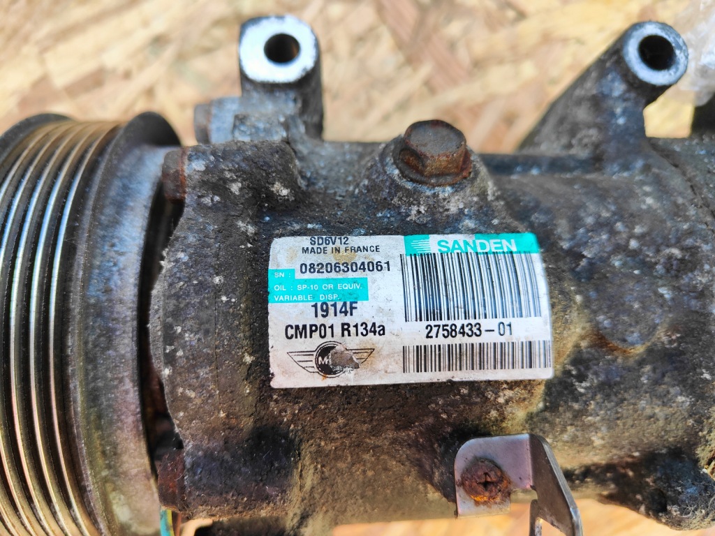 фото №2, Mini r56 s 1,6t компрессор кондиционера sprawnawlkp