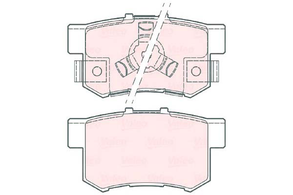 фото №1, Valeo тормозные колодки тормозные honda accord viii 2.0 i cu