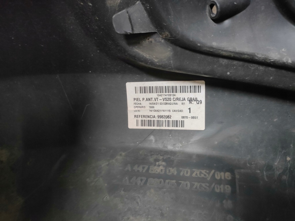 фото №8, Mercedes vito w447 14- бампер перед передний