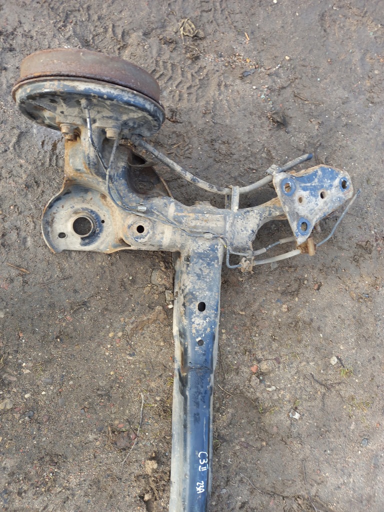 фото №3, Балка задняя oś подвеска задняя citroen c3 ii