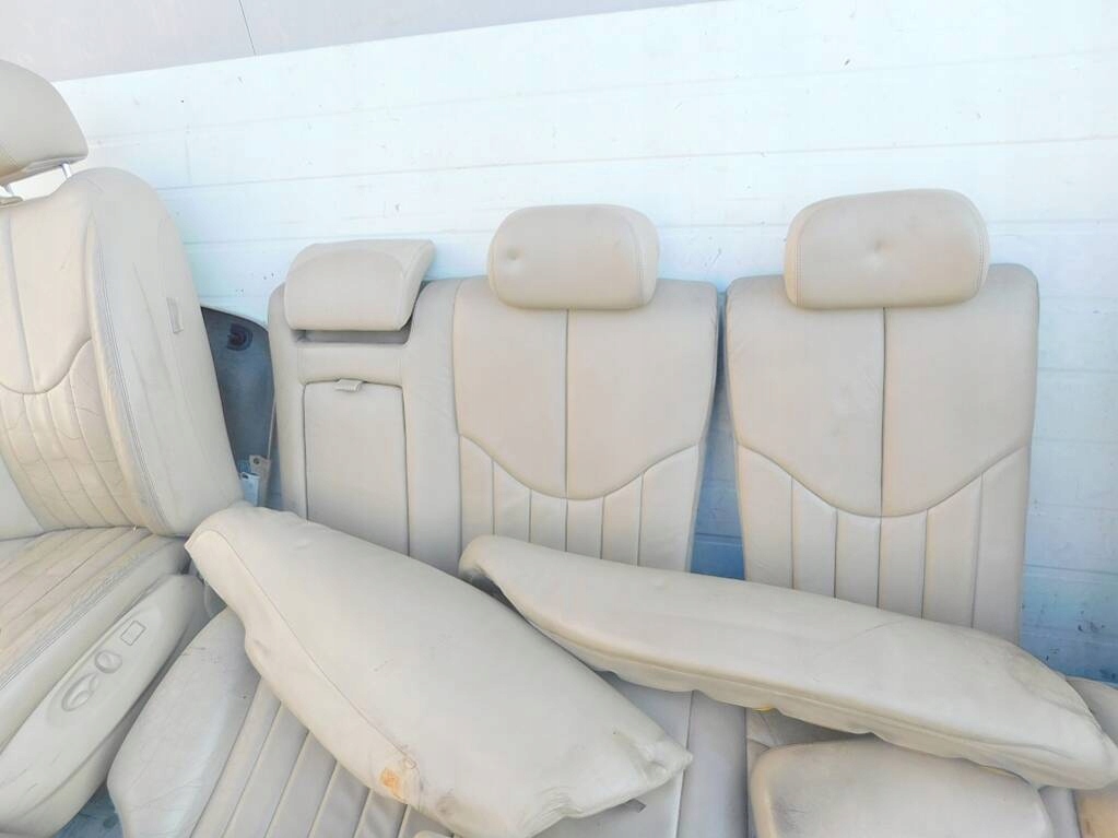 фото №9, Jaguar s-type 3.0 03r салон сиденья обшивки заднее сиденье кожа электрика