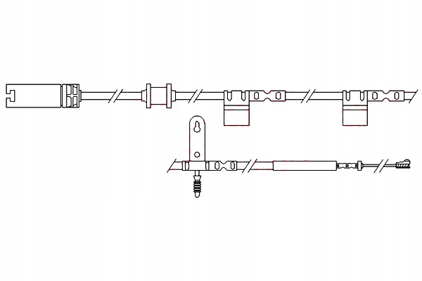 фото №2, Датчик зносу гальмівних колодок гальмівних перед mini r56 r57 r58 r59
