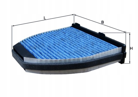 Купити Фільтр салонний вугільний caremetix - mahle lao 413