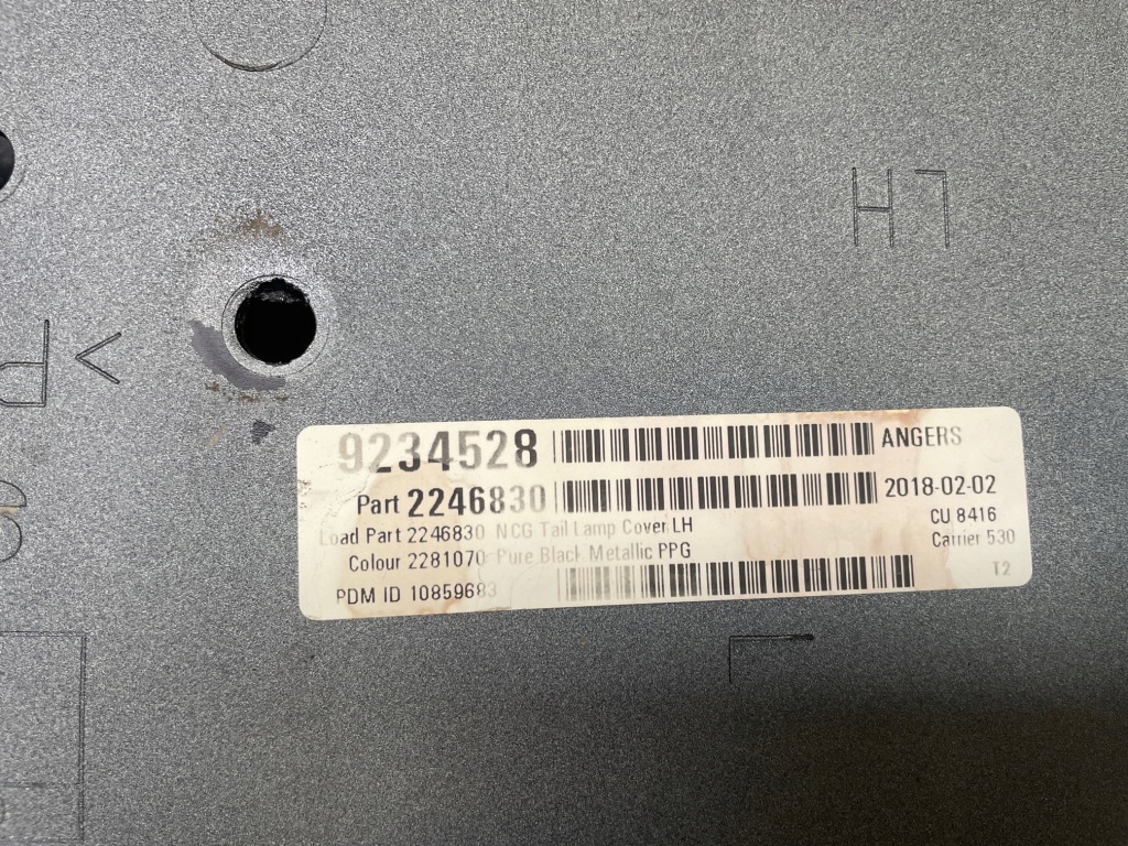 фото №5, Крыло кронштейн кронштейн лампы задняя задний scania r s p g ngs ebony black