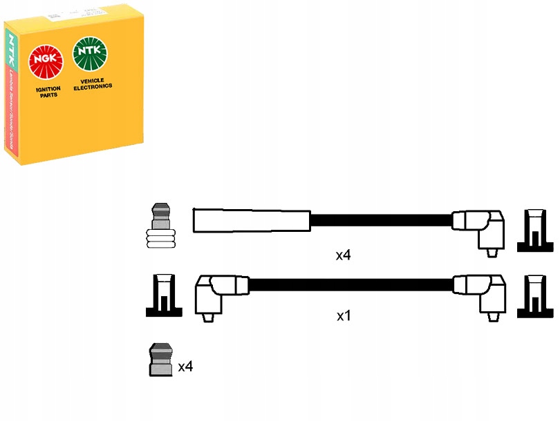 фото №1, Набор трубопровод зажигания ngk 5404