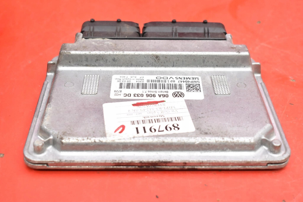 фото №5, Блок управления двигателя 06a906033dc 5wp4044702 vw golf 5 v plus 1.6 8v 03-09